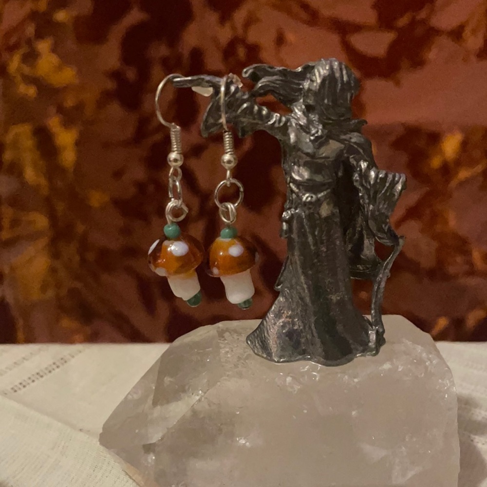 Mushroom Earrings